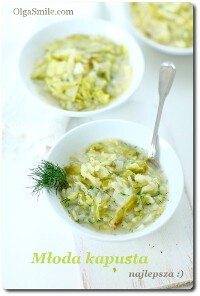 Młoda kapusta - przepis
