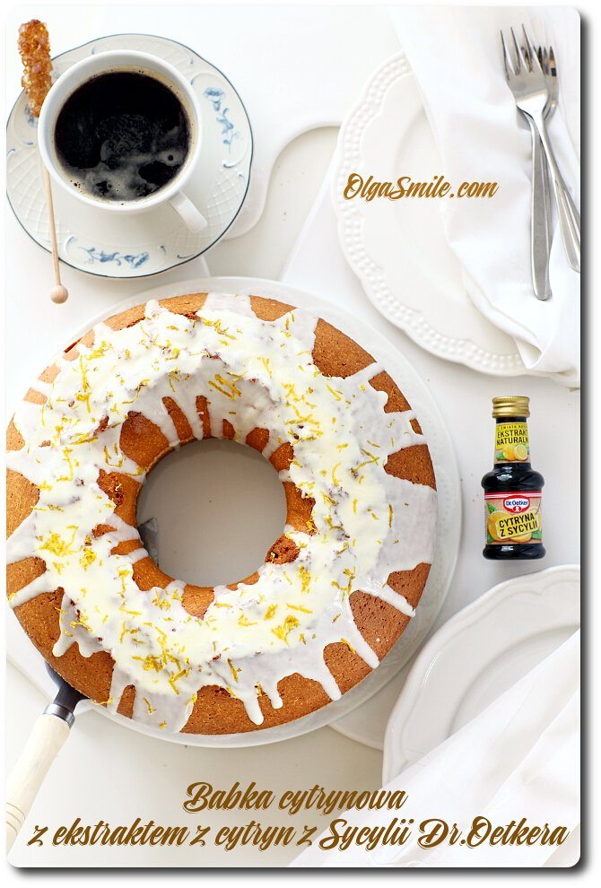 Babka cytrynowa z ekstraktem z cytryn z Sycylii Dr.Oetkera Babka cytrynowa z ekstraktem z cytryn z Sycylii Dr.Oetkera