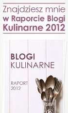 Znajdziesz mnie w Raporcie Blogi Kulinarne 2012