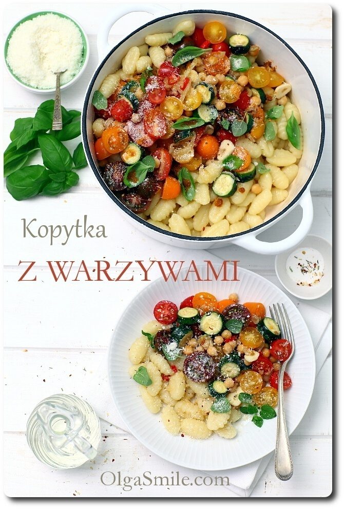 Kopytka z warzywami