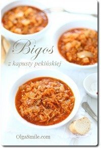 Bigos z kapusty pekińskiej