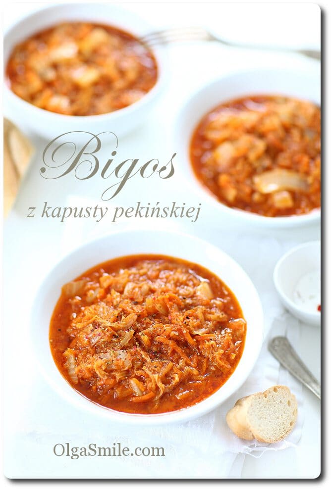 Bigos z kapusty pekińskiej