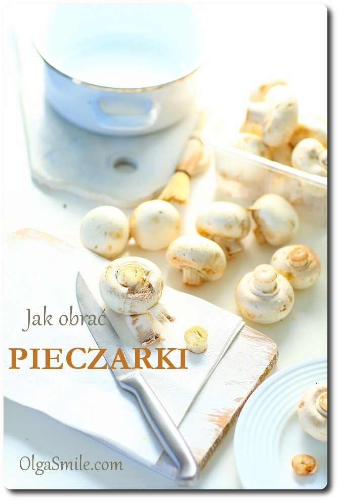 Jak obrać pieczarki