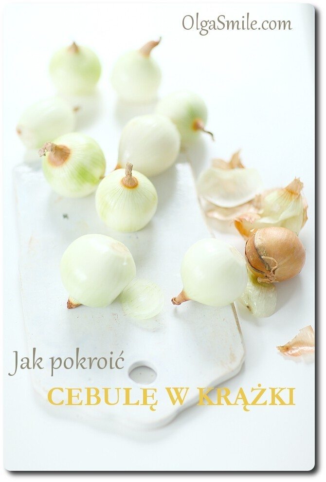 Jak pokroić cebule w krążki