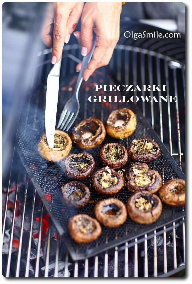 Pieczarki grillowanie