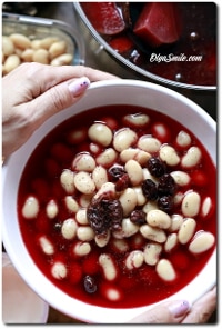 BARSZCZ CZERWONY Z ŻURAWINĄ