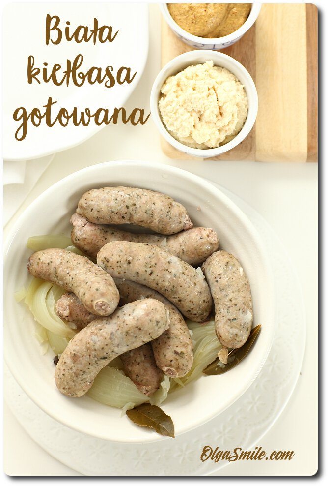 Biała kiełbasa gotowana