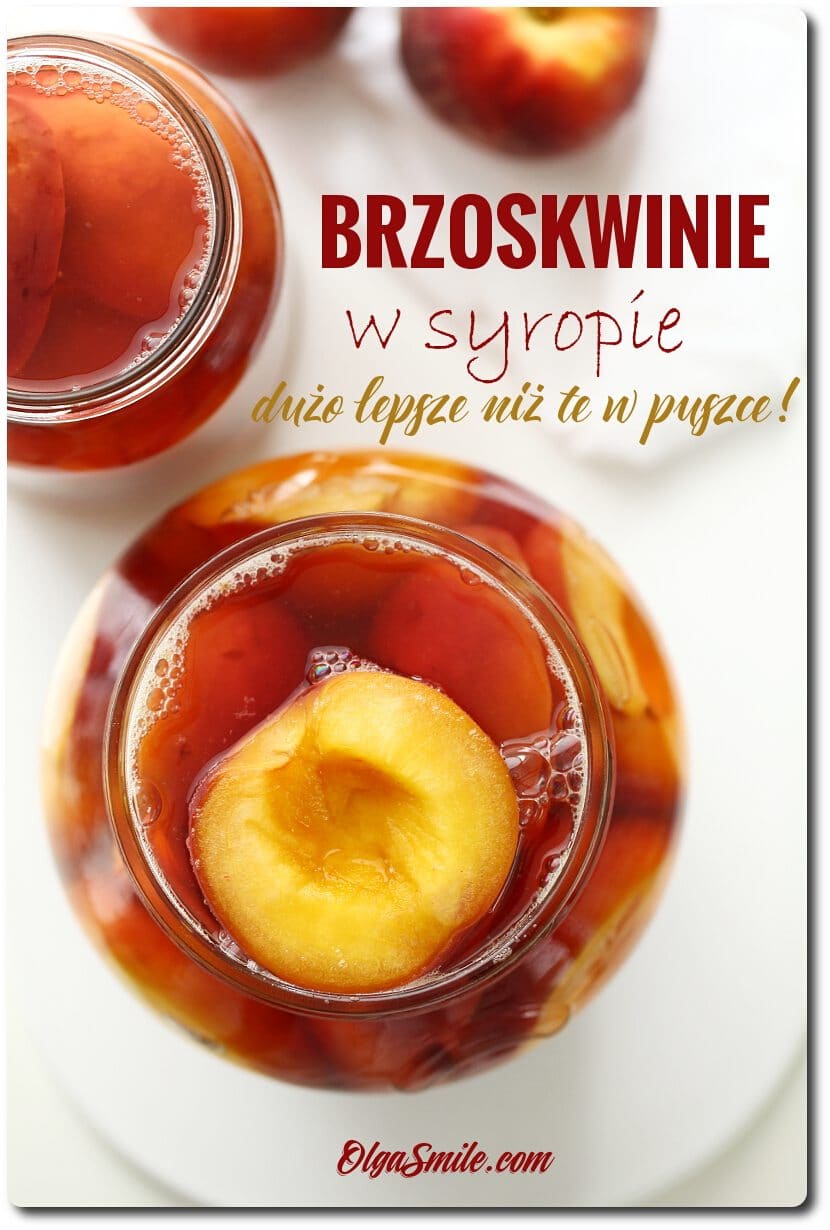 Brzoskwinie w syropie