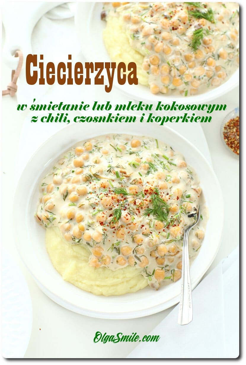 Ciecierzyca w śmietanie