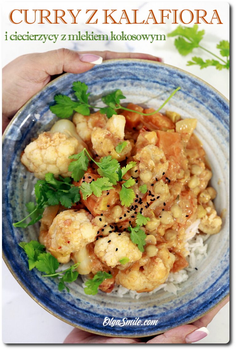 CURRY Z KALAFIORA I CIECIERZYCY przepis Olga Smile