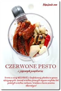 CZERWONE PESTO Z SUSZONYCH POMIDORÓW