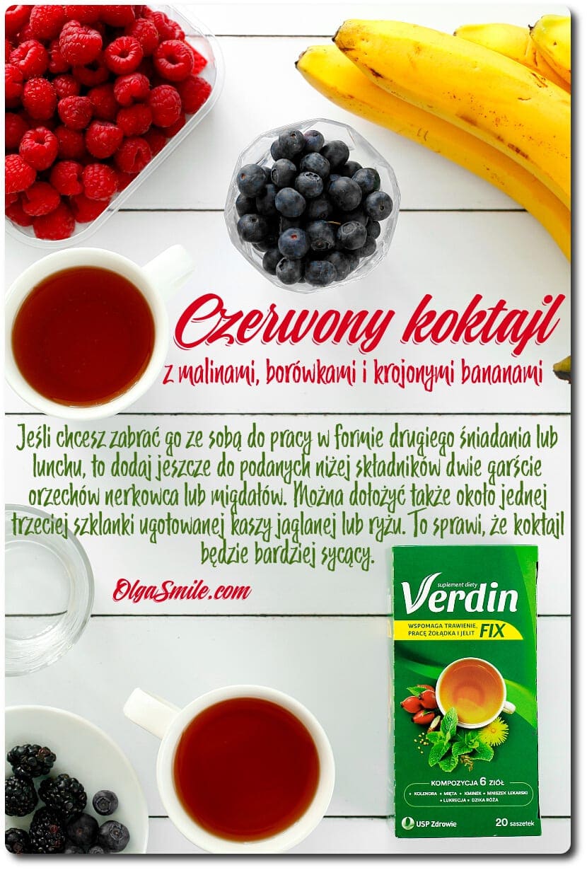 Czerwony koktajl z Verdin fix