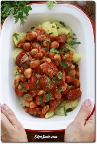 FASOLKA PO BRETOŃSKU Z ZIEMNIAKAMI