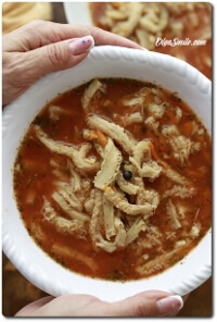 FLAKI NA ROSOLE WOŁOWYM