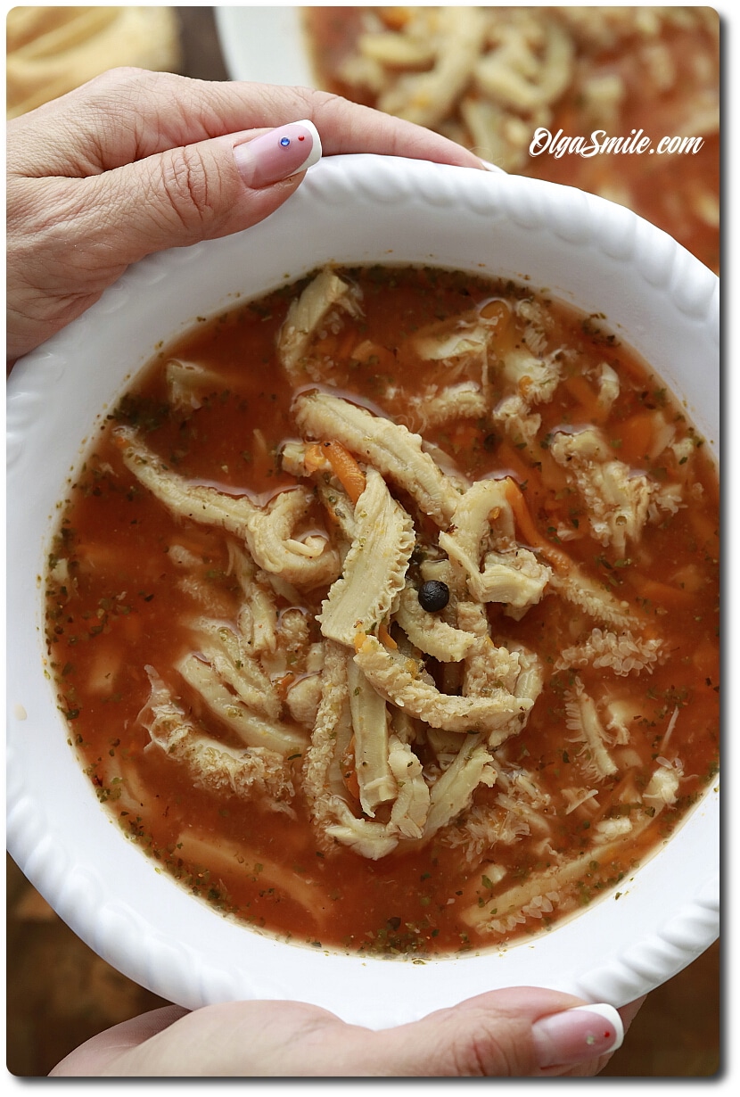 FLAKI NA ROSOLE WOŁOWYM