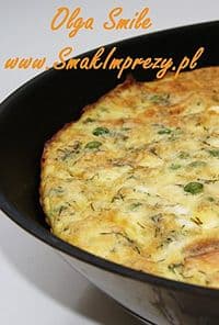 frittata z łososiem