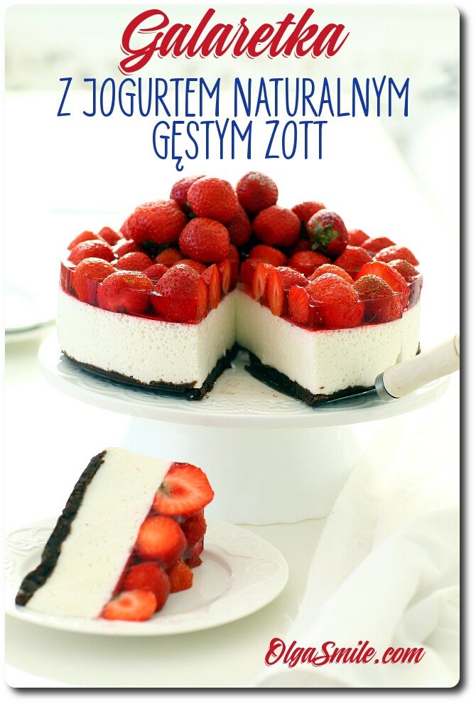 Galaretka z jogurtem naturalnym gęstym Zott Galaretka z jogurtem naturalnym gęstym Zott