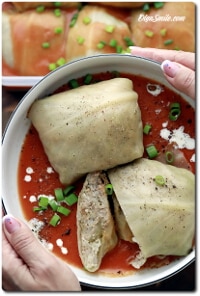 GOŁĄBKI Z MIĘSEM I RYŻEM