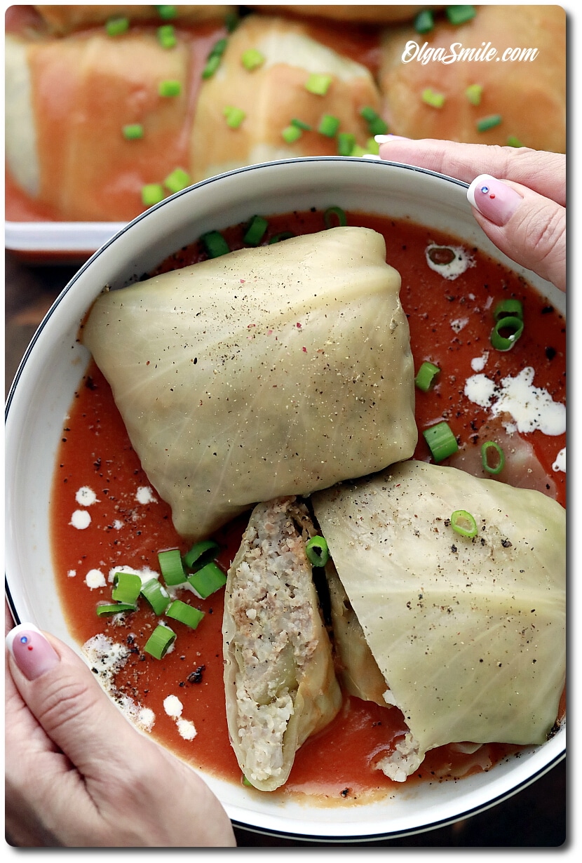 GOŁĄBKI Z MIĘSEM I RYŻEM