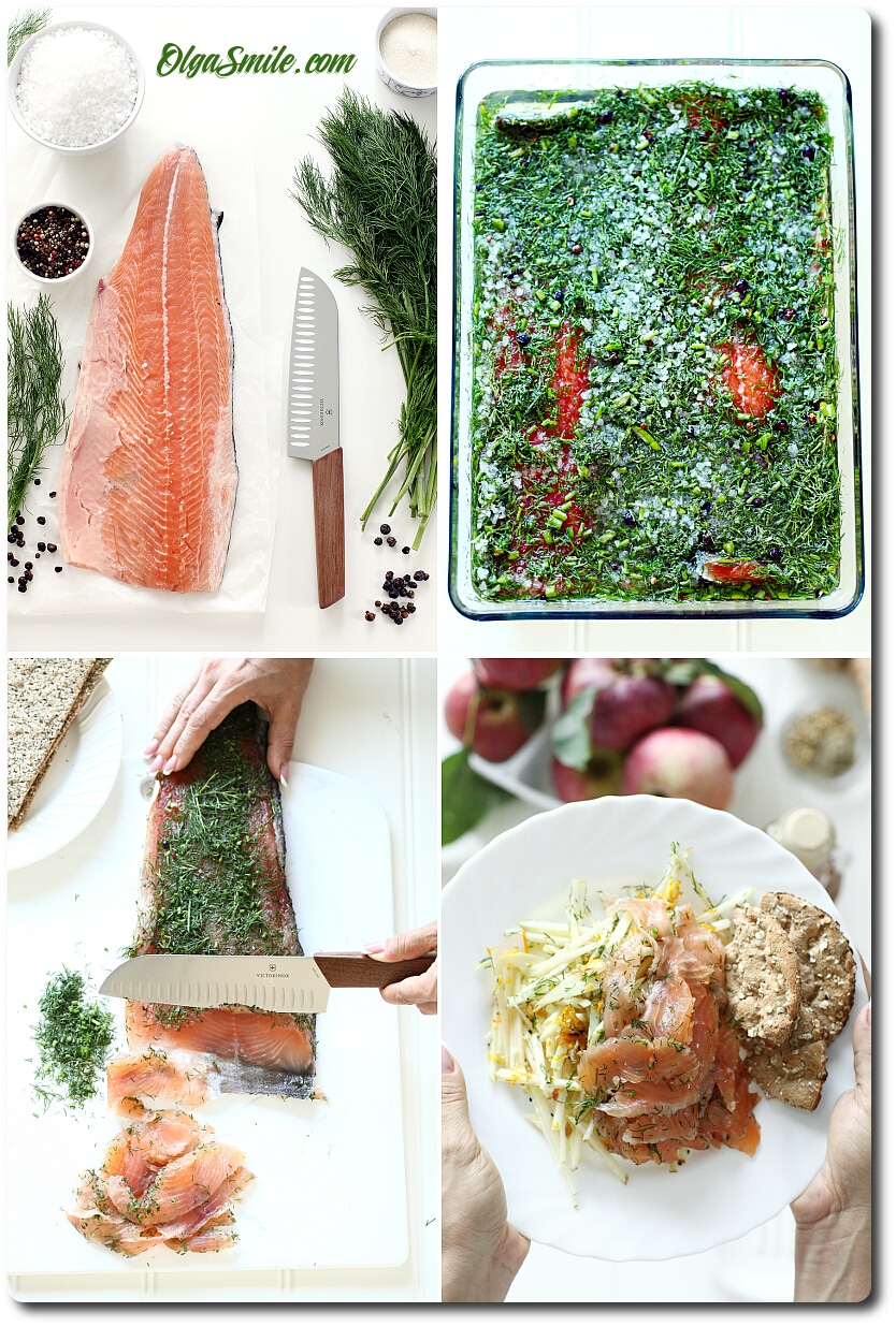 Gravlax z koperkiem