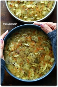 GROCHÓWKA Z PIECZARKAMI