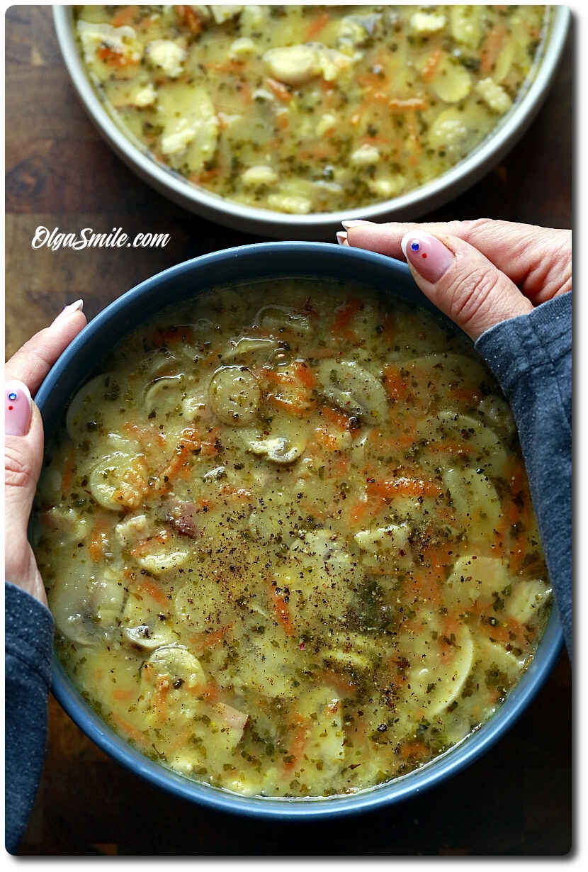 GROCHÓWKA Z PIECZARKAMI