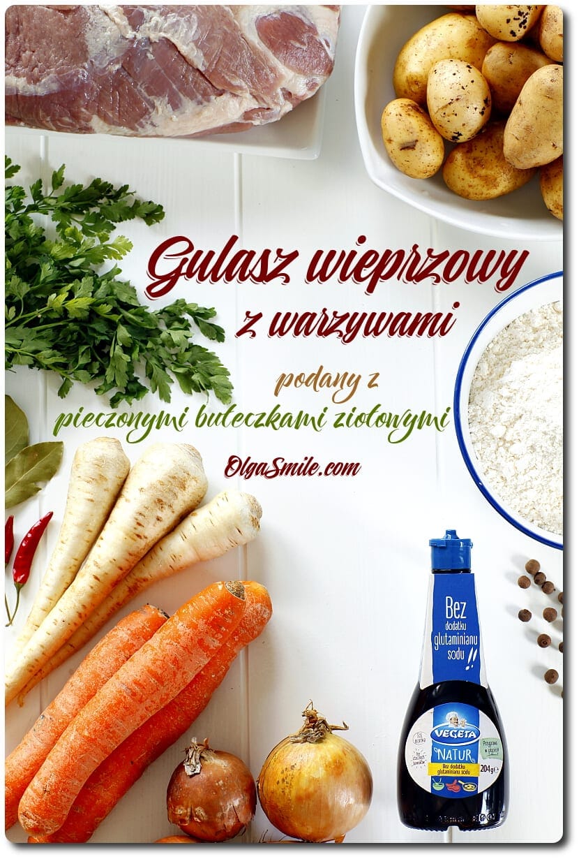 GULASZ WIEPRZOWY Z WARZYWAMI