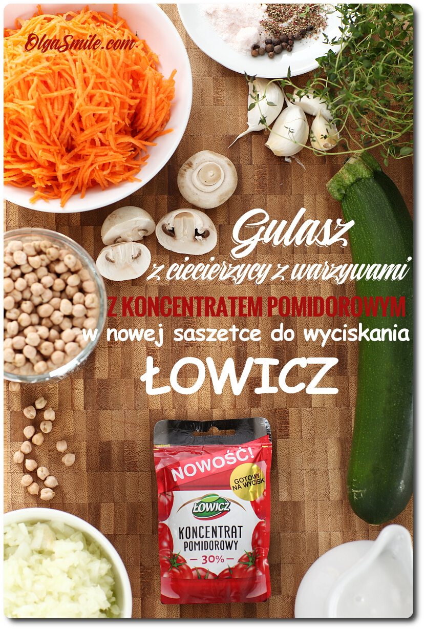 Gulasz z ciecierzycy z koncentratem pomidorowym Łowicz Gulasz z ciecierzycy z koncentratem pomidorowym Łowicz