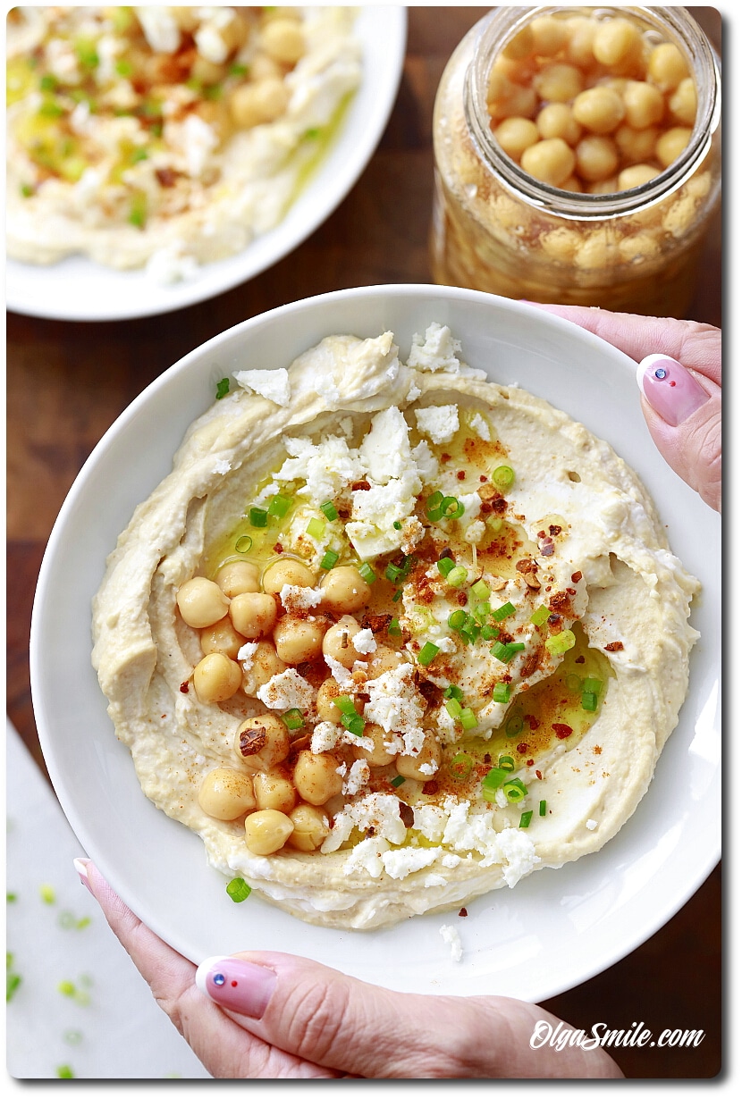 HUMMUS Z SEREM FETA