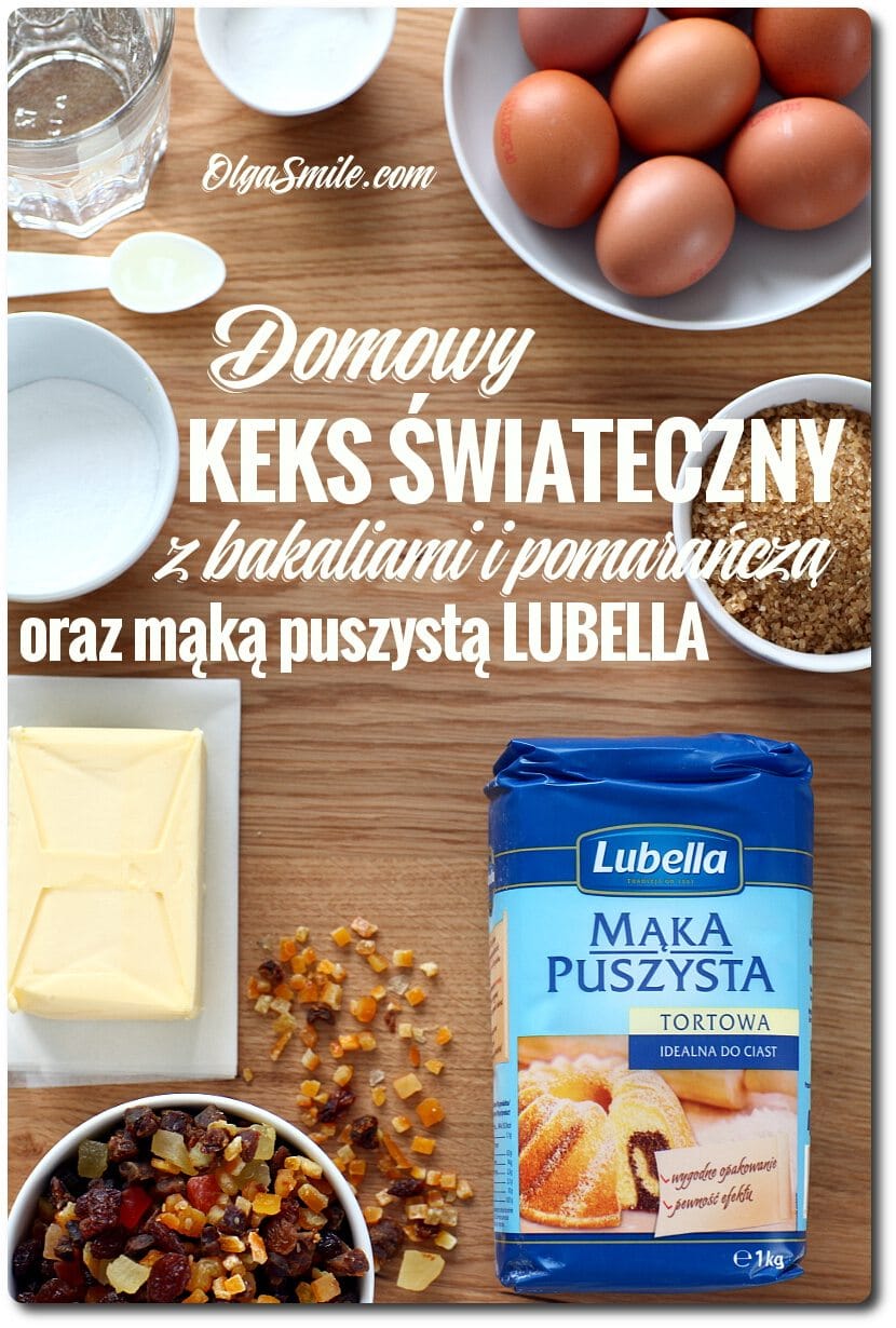 Keks z bakaliami i mąką Lubella Keks z bakaliami i mąką Lubella