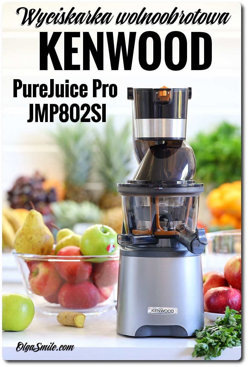 Wyciskarka wolnoobrotowa Kenwood PureJuice Pro JMP802SI