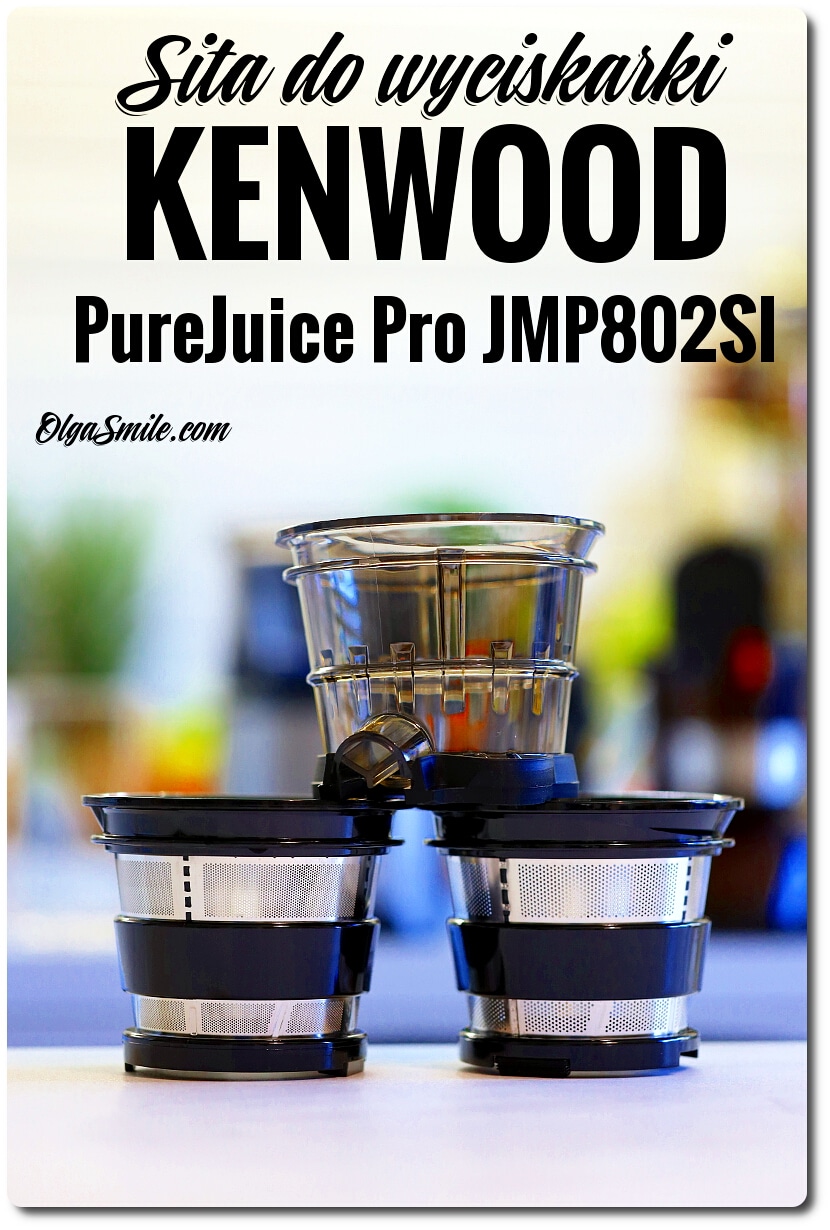 Wyciskarka wolnoobrotowa Kenwood PureJuice Pro JMP802SI