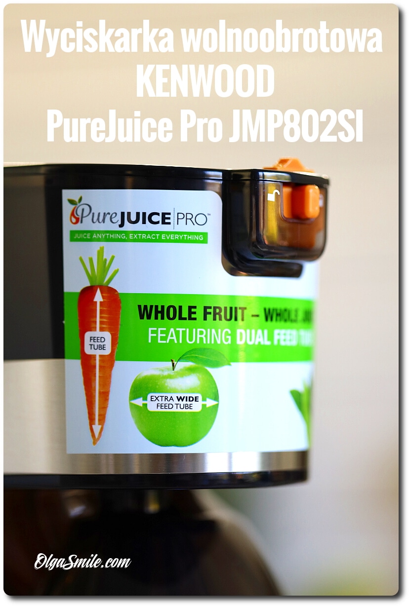 Wyciskarka wolnoobrotowa Kenwood PureJuice Pro JMP802SI