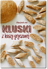 KLUSKI Z KASZY GRYCZANEJ