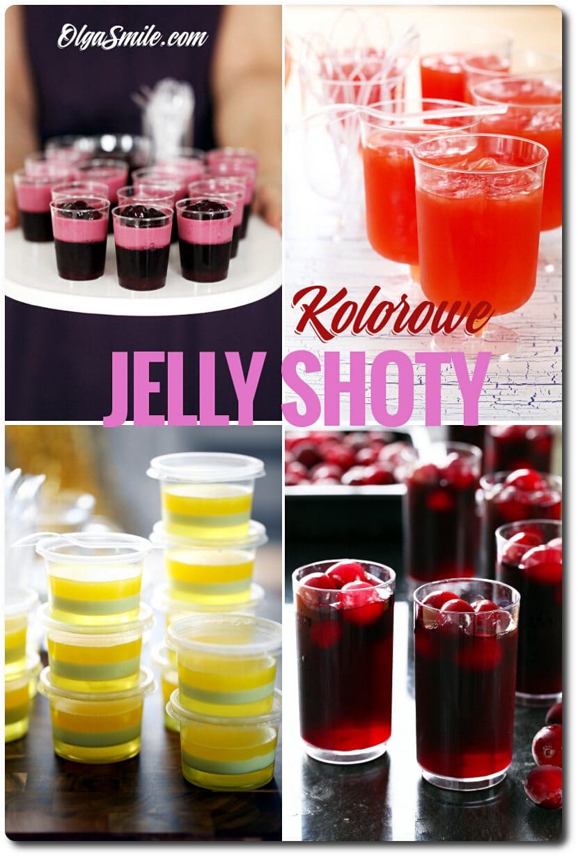 Kolorowe jelly shoty