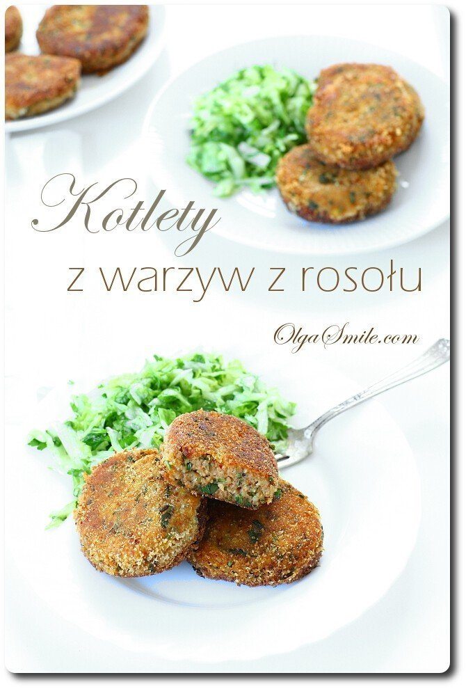 Kotlety z warzyw z rosołu