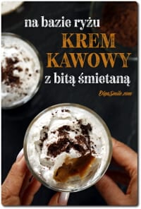 KREM KAWOWY Z BITĄ ŚMIETANĄ KOKOSOWĄ