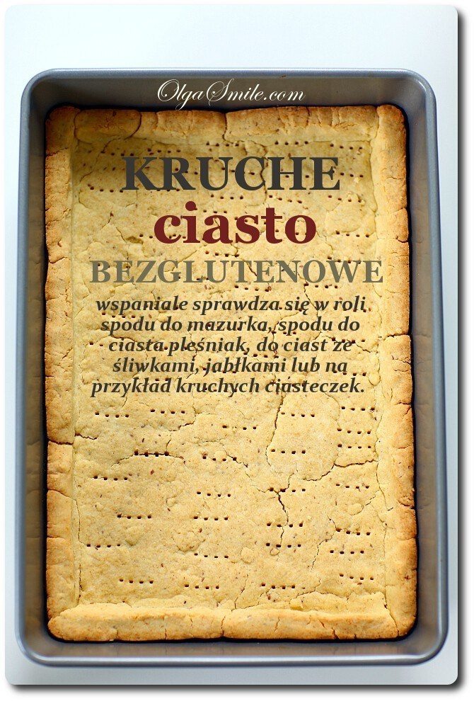 Kruche ciasto bezglutenowe