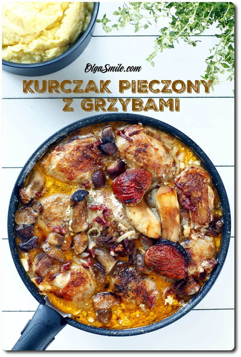 KURCZAK W SOSIE GRZYBOWYM