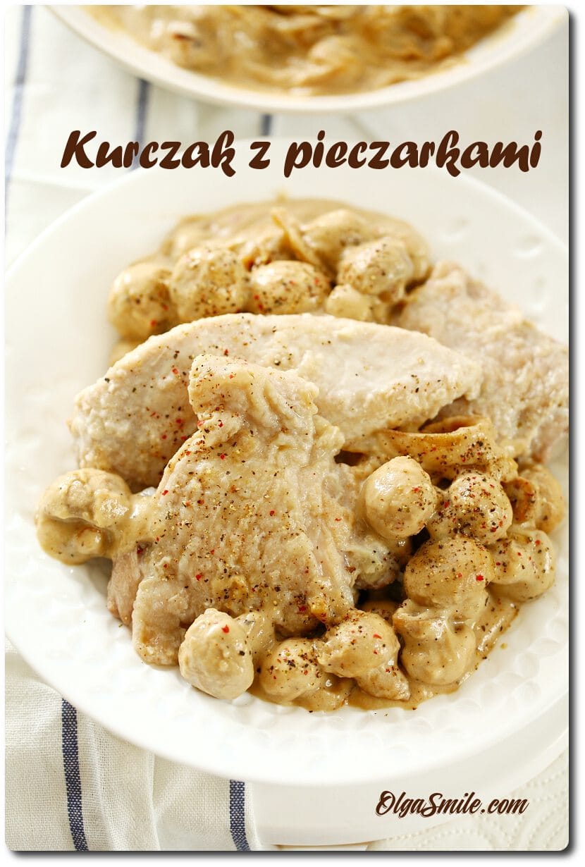 Kurczak z pieczarkami