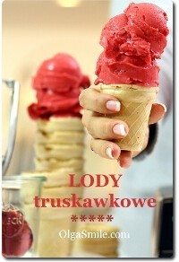 Lody truskawkowe