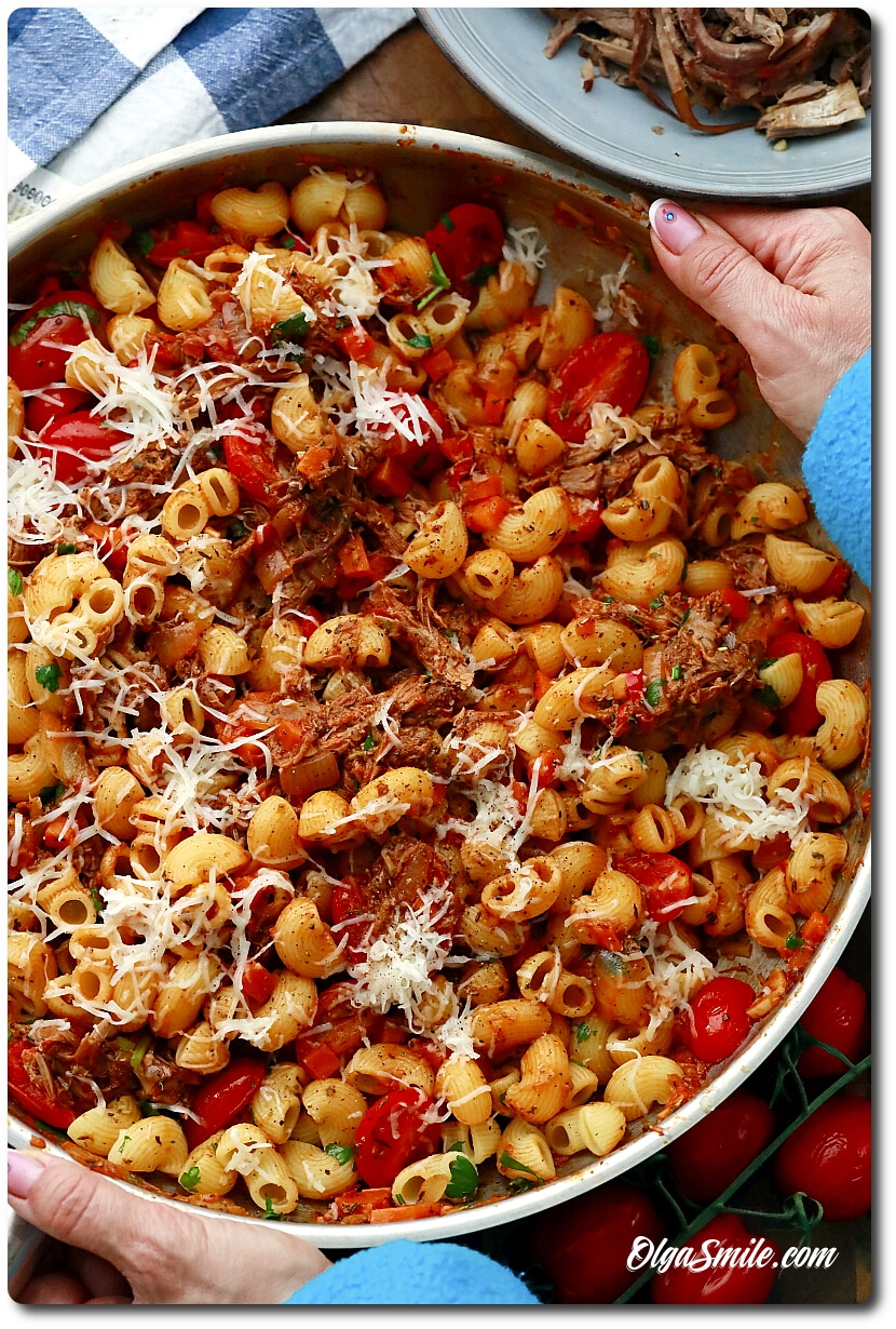 MAKARON Z KURCZAKIEM PIECZONYM