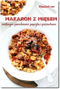 MAKARON Z MIĘSEM