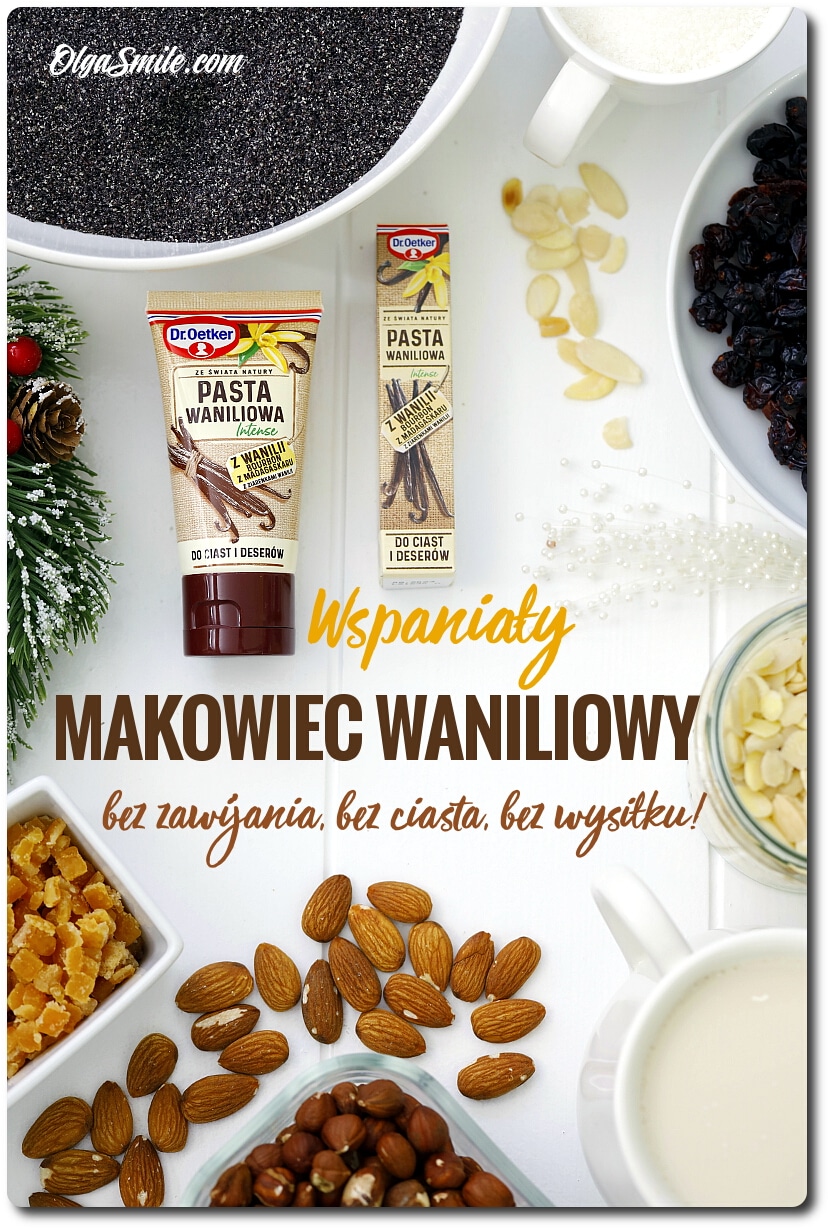 MAKOWIEC WANILIOWY BEZ CIASTA