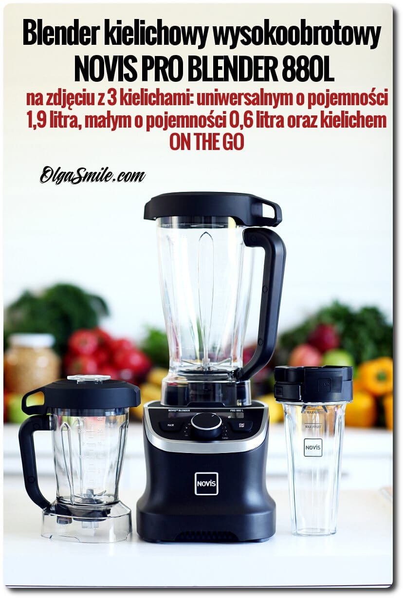 Blender kielichowy wysokoobrotowy NOVIS PRO BLENDER 880L