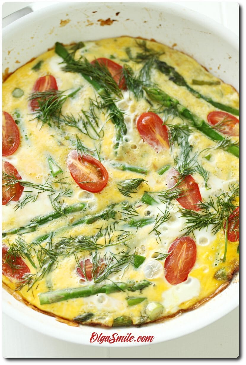 OMLET ZE SZPARAGAMI