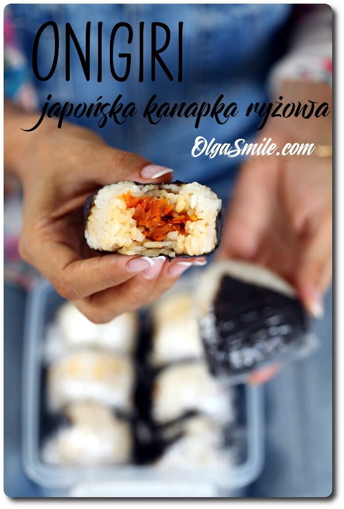 Onigiri japońska kanapka ryżowa