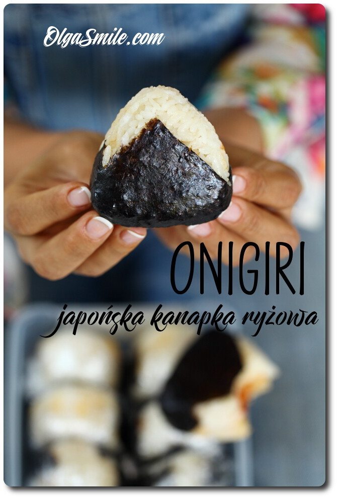 Onigiri japońska kanapka ryżowa