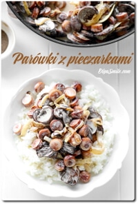 PARÓWKI Z PIECZARKAMI