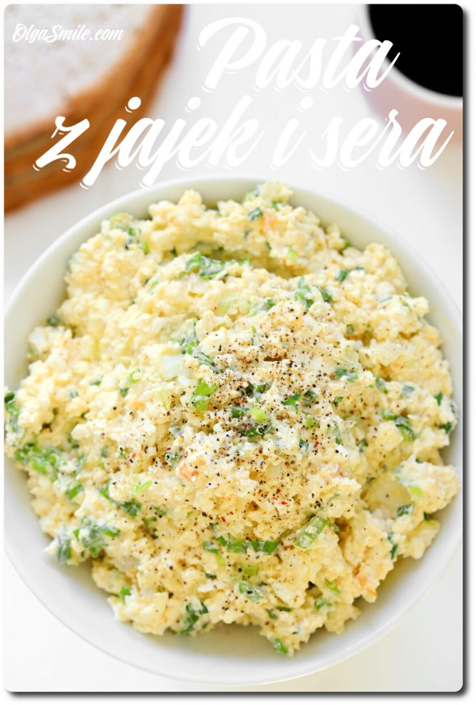 PASTA JAJECZNA Z SEREM przepis Olga Smile